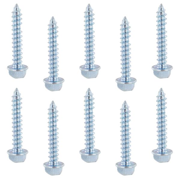 USCC 1-1/2" E Track Wood Screws - Hex Head Design - 10PK