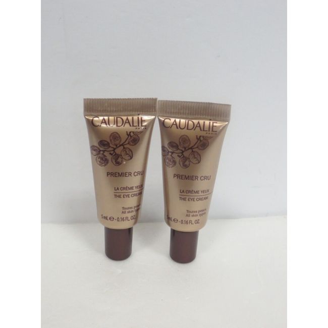 CAUDALIE PREMIER CRU THE EYE CREAM ALL SKIN TYPES 0.16 OZ (LOT OF 2)