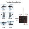 YEIBOBO ! 6 Channels Mini RC Submarine Toy (Black)