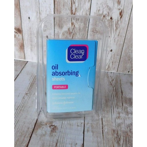 Clean & Clear Oil Absorbing Sheets Portable Pack NEW OLD STOCK