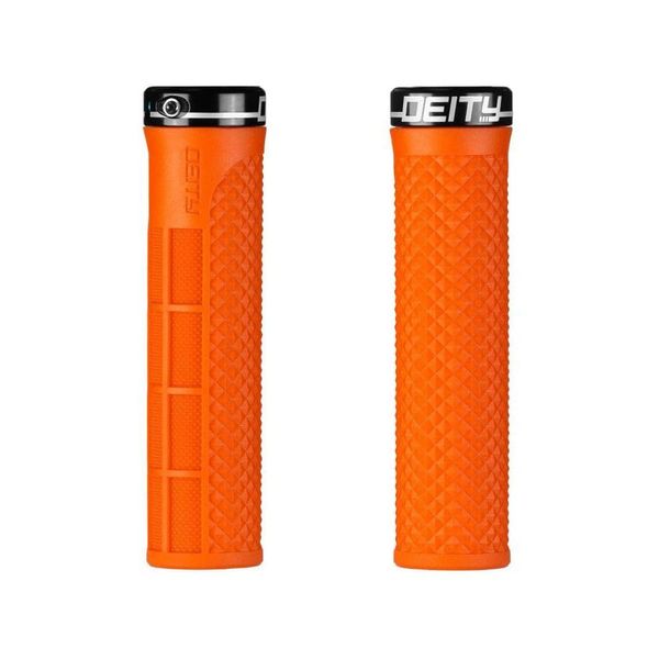 Deity Lockjaw Grips in Orange