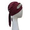 CAREBELL Smooth Ikat Bordeaux Red for Hair Loss, Burgundy red