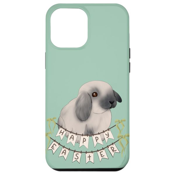 Hülle für iPhone 15 Plus Happy Easter Pastell Easter Bunny Rabbit Egg Phone