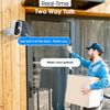 2k 4MP Solar Wifi Security Camera Wireless 2-Way Audio Color Night Vision PIR