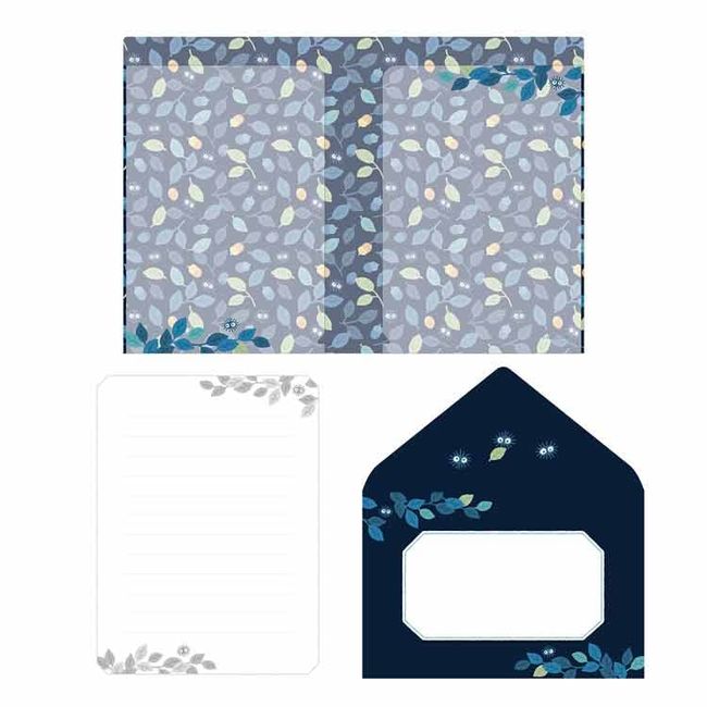 Movic My Neighbor Totoro Clear File & Letter Set Kroske 864440 Clear Holder Letter Toilet Paper Envelopes