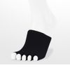 20-30 mmHg, Seamless, Foot Glove, Black