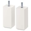 IKEA STUBBARP leg 4.4x4.4x10 cm white 2-pack