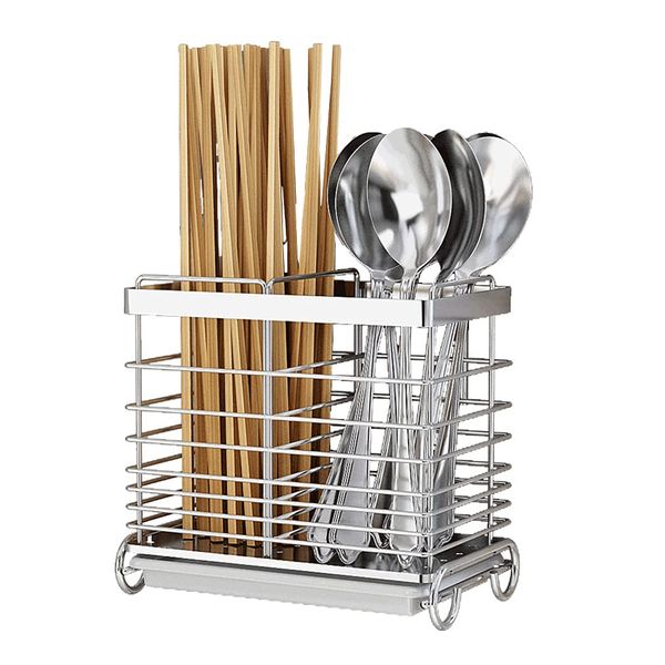 ForeverNiu Chopstick Stand Kitchen Rack Dish Storage Kitchen Storage Dish Drying Rack Simple Kitchen Tool Stand Cutlery Stand Breathable