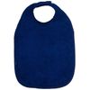 Adult dribble bib bamboo towel (Navy, Large)