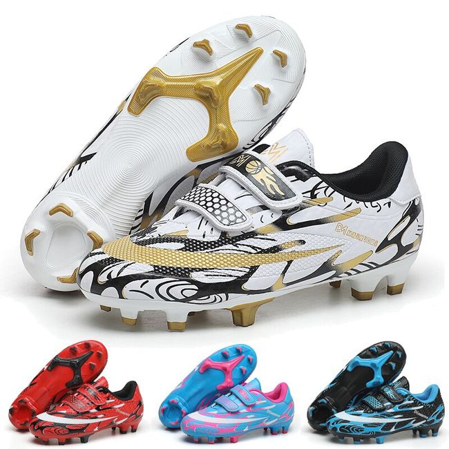 Child Soccer Cleats Boy and Girl Spikes Training Football Boots