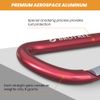Brotree Small Carabiner Clips Mini Aluminum Carabiner - 6cm D-Ring