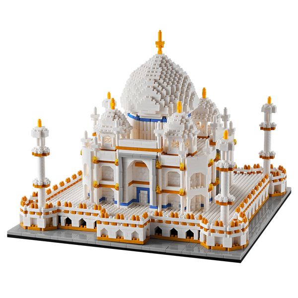 DOLBLOCK Micro Mini Blocks Architecture Taj Mahal Building Set Landmarks Collection Model Kits Idea Toys Present for Adults and Kids Age of 14+ 3950 PCS