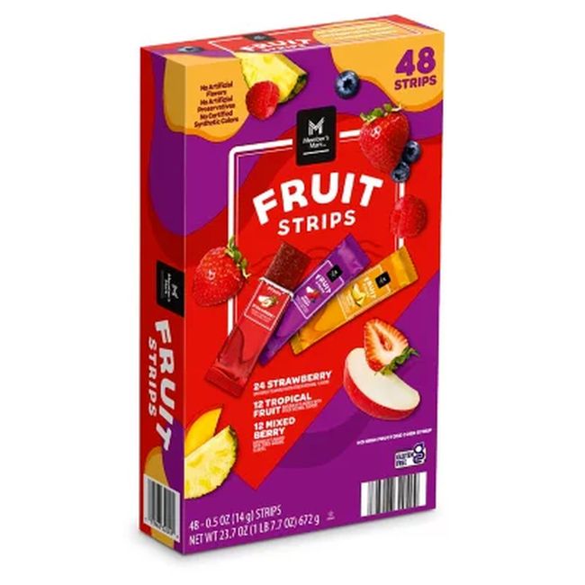 Member'S Mark Fruit Strips (48 Ct.) Free Fast Shipping.