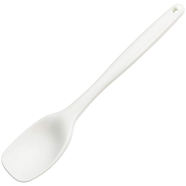 Kanda Kan 424019 Kitchen Spoon Silicone White Kitchen Tools Made in Japan
