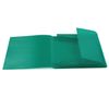 HERMA Elastic Folder Translucent in Dark Green, A3, Sturdy Plastic, with 3 Inner Flaps, 1 Span Folder
