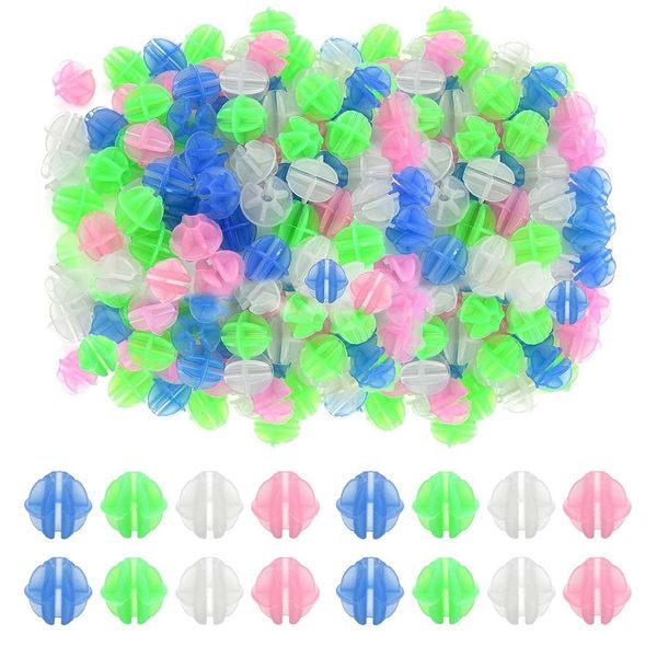 JOCXZI Bicycle Spoke Clickers - 108Pcs Spoke Clips - Spoke Beads - Wheel Spoke Grain Luminous Plastic Clip