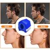Small Face Correction, Lift Up, Double Chin Relief, Nolabic Lines, Beauty Exercise, Exercise Ball, Facial Muscle Training, Easy Training in Free Time, Slimming Face, Unisex, Healthy Jaw Exercise Device, Neck Toning Device (Blue)