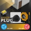 50Amp Generator Power Inlet Box Lockable SS2-50P 3 Prongs with Light Indication