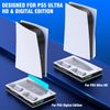 Ps5 Stand And Cooling Station With Dual Controller Charger And Usb Hub