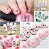 EBANKU Animal Nail Stickers, Cute, Character Design, 840 Types to Choose From, Ultra Thin, Layered, Children's Stickers, Stickers