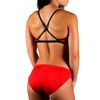 Adoretex Guard Cross Back Workout Bikini Set (FGP08)-Red/Navy-L