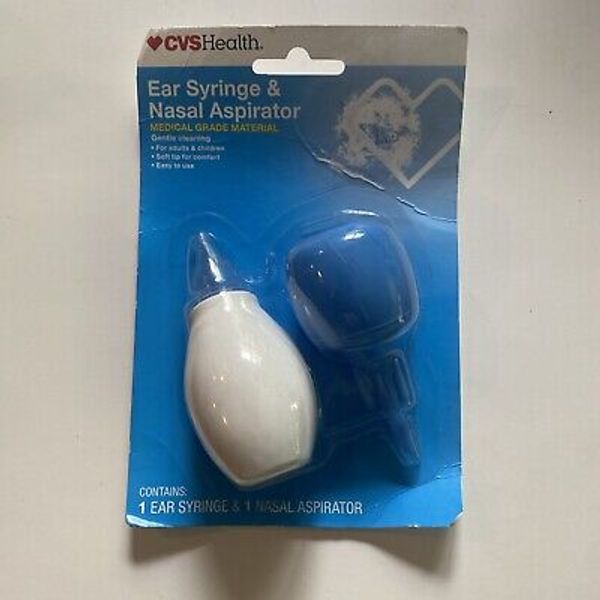 Nasal Aspirator and Ear Wax Bulb Syringes Combo Pack CVS Health Brand