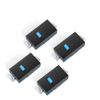 Kailh D2LS-21 SMD Mini Micro Switch Blue Dot Gaming Mouse Pin Press Button Shape Gaming Mouse Switch Conductivity When Mouse Button Chattering Occurs 4pcs