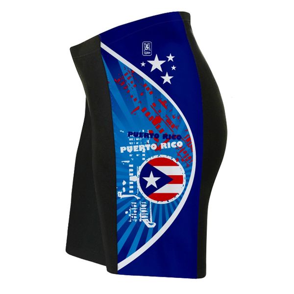 Puerto Rico Cycling Shorts for Men - Size 3XL Blue