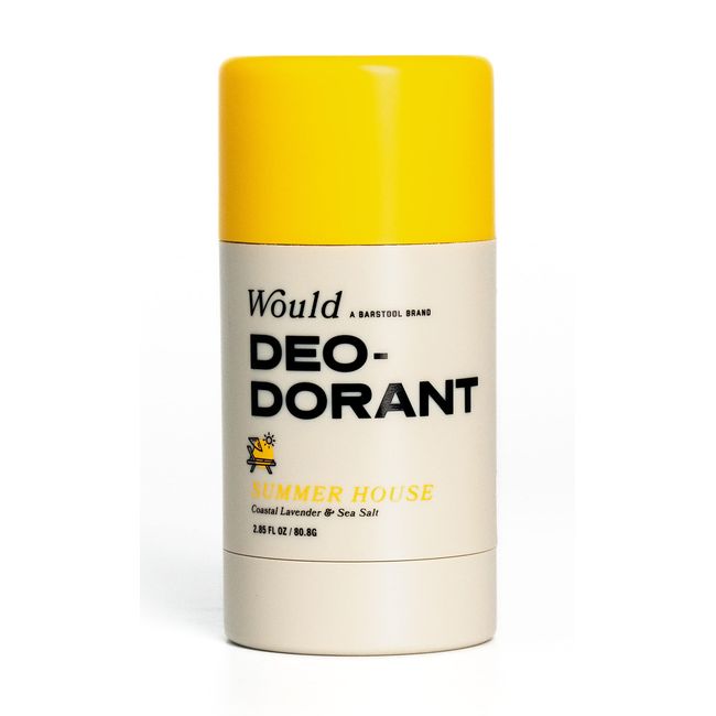 Would Barstool Sports Brand Deodorant for Men, Aluminum Free Odor Protection, Natural Extracts and Essential Oils, Gentle on Sensitive Skin, Summer House