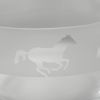 ANIMO GLASS Galloping Small Crystal Bowl