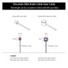 JPudinor Bicycle Brake Cable MTB Speed Cable Replacement and Cable Locks Set for Mountain Bike
