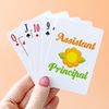 CafePress Assistant Principal Standard Size Playing Cards
