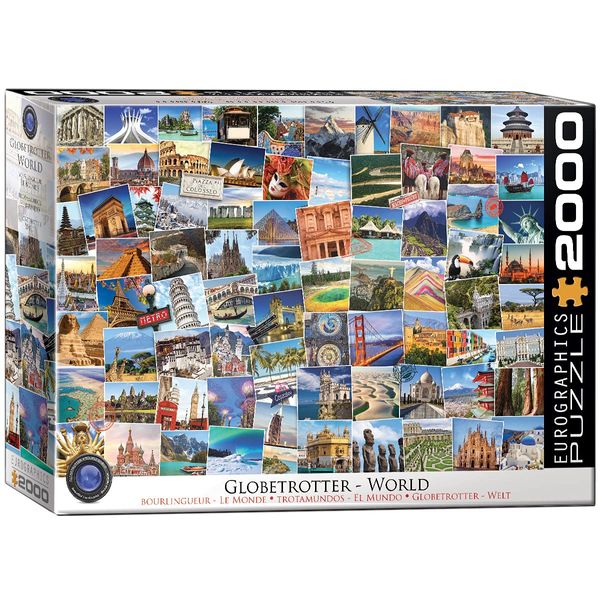 EuroGraphics World Globetrotter 2000-Piece Puzzle