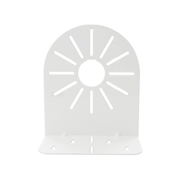 Surveillance Dome Camera Wall Mount Bracket L-Shaped Mounting Bracket (Universal Hole, 6-inch Type) [White]