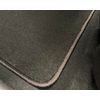 Carpet Front Floor Mats, Black, Compatible with Subaru Crosstrek 2017 2016 (Includes Heel Pad)