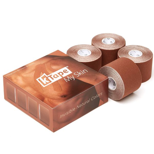 K TAPE My Skin Medium Brown 4 (5 m x 5 cm)
