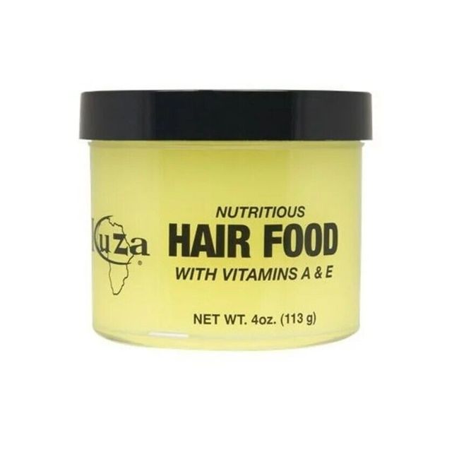 KUZA Hair Food (Regular) with Vitamins A& E,  4oz (1 PC)