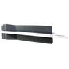 Fog Light Covers Front Driver & Passenger Side Outer Exterior Outside for Chevy