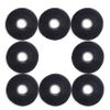 8 Pack 50M Bamboo Charcoal Dental Flosser Built-in Spool Wire Toothpick Flosser Dental Floss Replacement Core Mint Flavor Charcoal Floss Picks(Black)