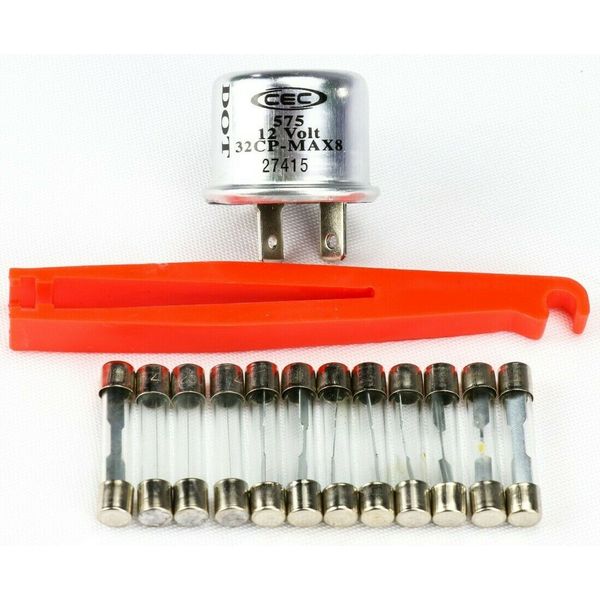 1963 Corvette Electric Electronic Fuse + Flasher Kit + Fuse Puller Tool C2 NEW