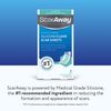 ScarAway Clear Silicone Scar Sheets, White, 6 Count