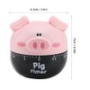 Cooking Timer, Easy to Set Novelty Kitchen Timer Up User-Friendly Design Large and Clear Digits Kitchen Timer for Cooking Timing Tool (Pink)