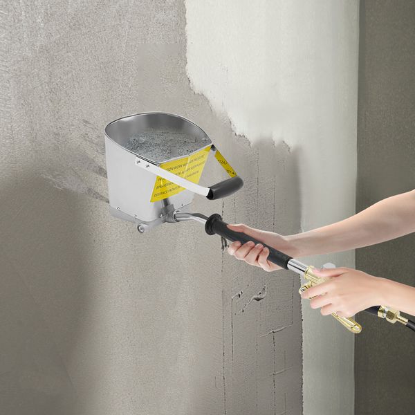 4-Holes 3.5L/118.35oz Spray Gun Cement Spray Gun Cement Mortar Spray Gun Tool