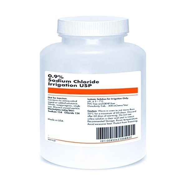 Sterile Saline (6-Pack of 100 ml)
