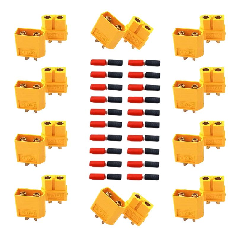 Skrnrhrery Xt60 Connectors, 10 Pairs Xt60 Plug,Suitable for Remote ...