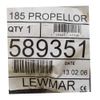 Lewmar 589351: 185 Propellor