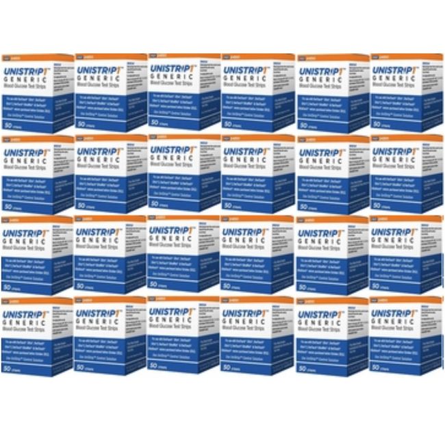 24 BOX UniStrip Test Strips use w/ the Ultra one touch meter EXP 1yr+ Free ship!