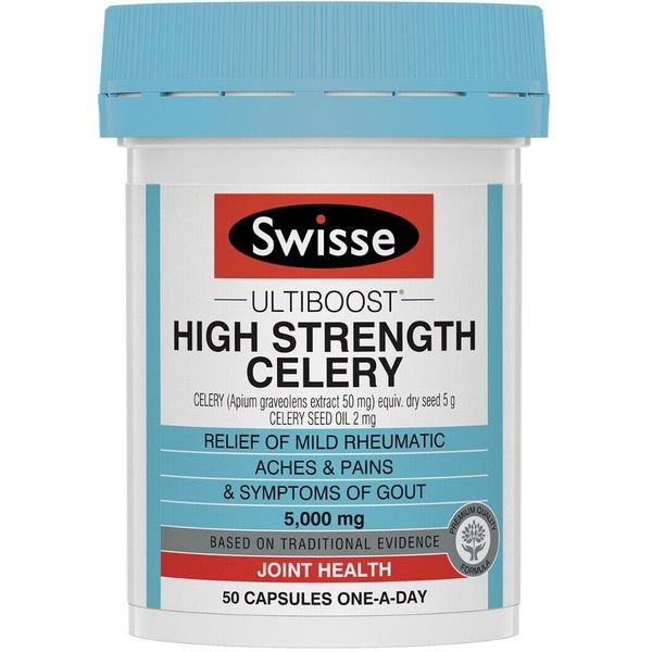 Celery High Strength 5000mg 50 Caps Swisse Ultiboost