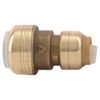 Sharkbite 1/2 Inch Pvc Brass Transition Coupling Push To Connect Fitting