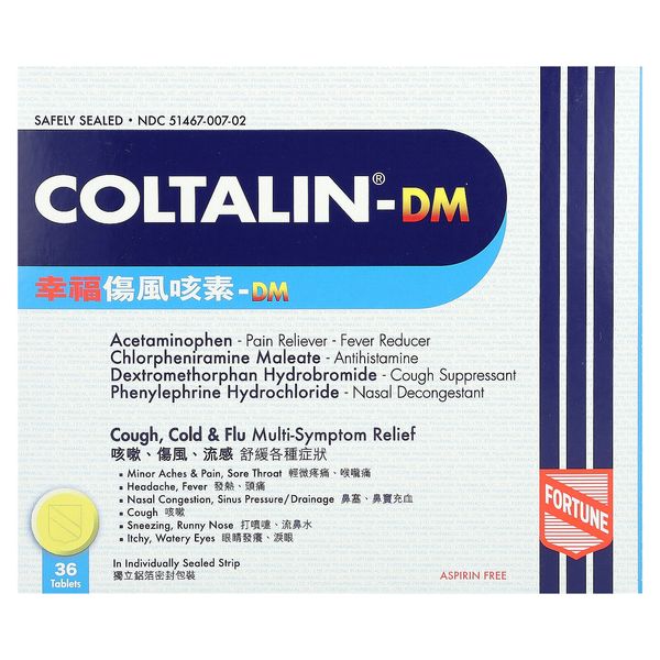 Coltalin-DM, 36 Tablets